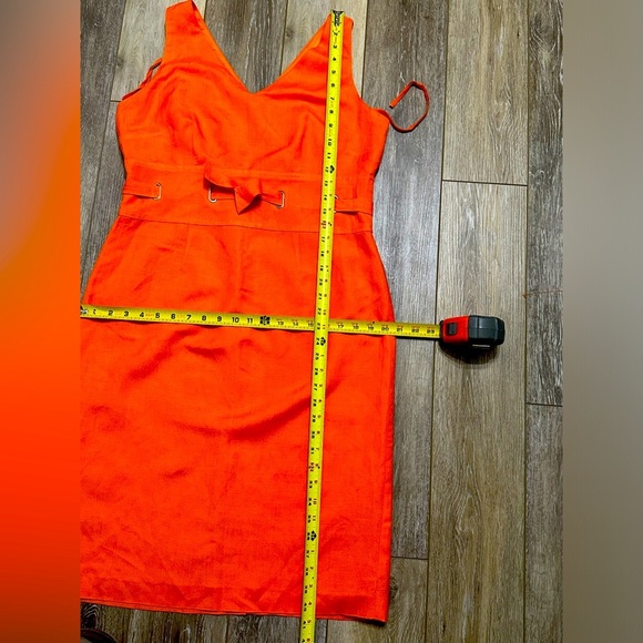 🛍️ Positive Attitude Orange color dress Size 12 Excellent condition. - Picture 7 of 7